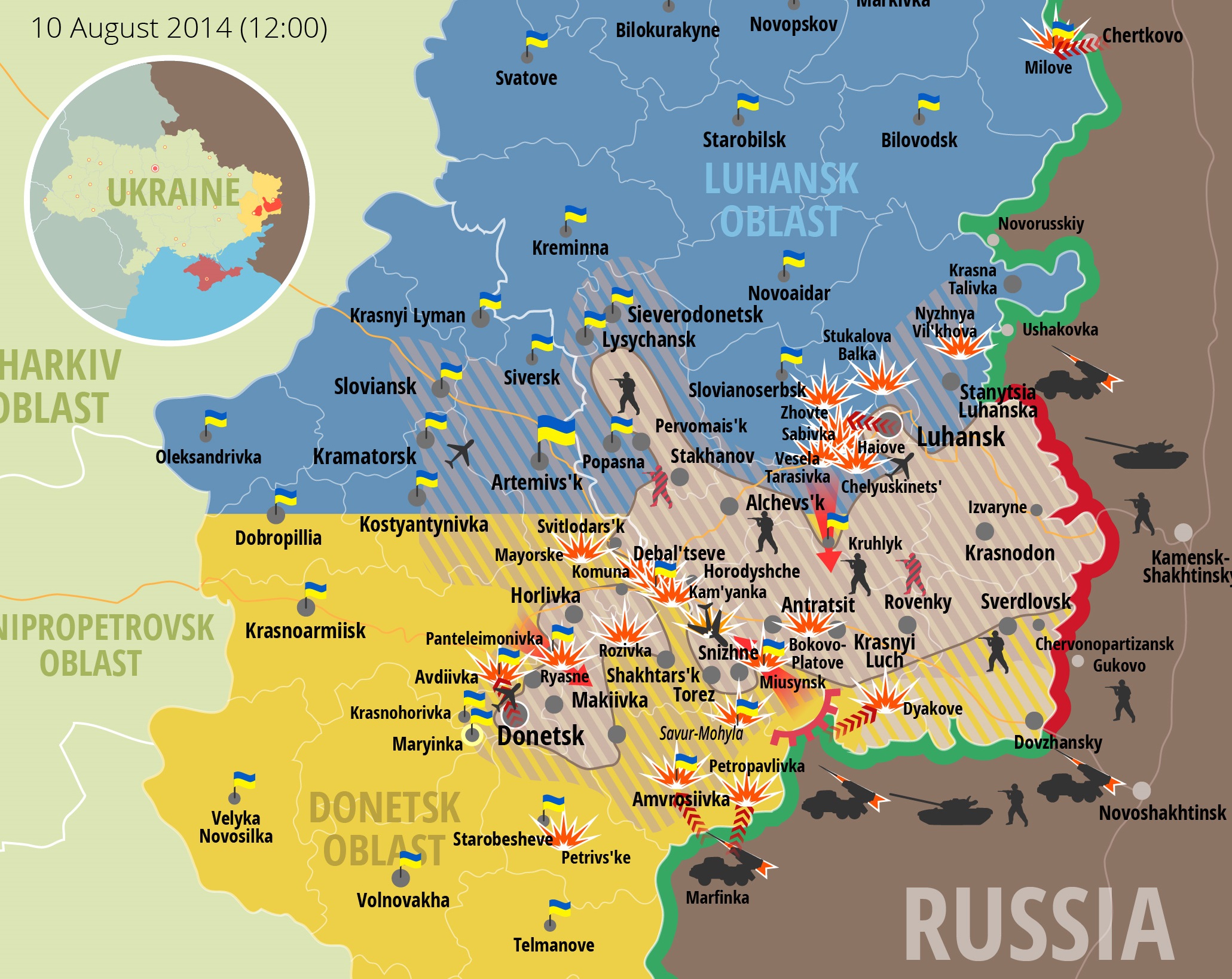 خريطه اوكرانيا
