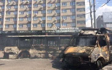 معارك ضارية بمدينة كراماتورسك و الجيش الأوكراني يدخل المدين
