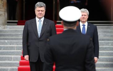 زيارة الرئيس الاوكراني لكندا