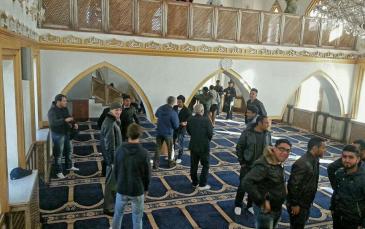 أجواء صلاة العيد بالمسجد الجامع بلوهانسك