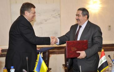 وزير خارجية أوكرانيا يبحث مع المسؤولين العراقيين تطوير العلاقات