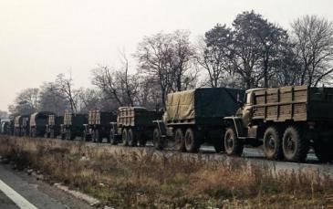 قوات روسية تدخل أوكرانيا 