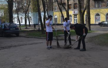 جانب من المشاركة في مدينة دونيتسك
