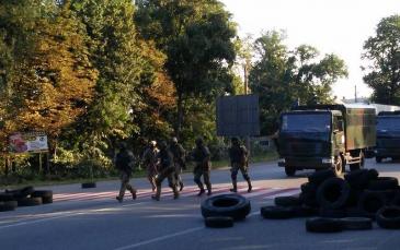 وحدات من القوات الأوكرانية بالقرب من موكاتشيفو 