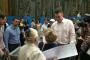 المرشح المنسحب من سباق الرئاسة الأوكرانية وزعيم حزب "أودار" كليتشكو يدلي بصوته