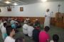 موعظة تتخلل صلاة القيام في مسجد المنار التابع للمركز الثقافي الإسلامي في مدينة خاركيف