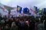 تظاهرة احتجاج على "تزوير نتائج الانتخابات البرلمانية" في أوكرانيا