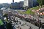 القوميون الأوكرانيون يتظاهرون مطالبين بتوسيع دائرة الحرب في الدونباس 