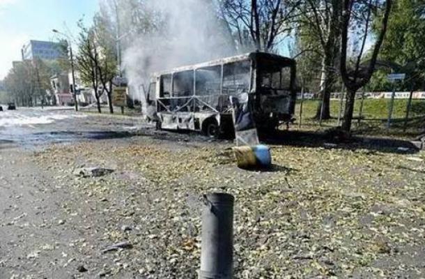قصف على معقل للانفصاليين في دونيتسك 
