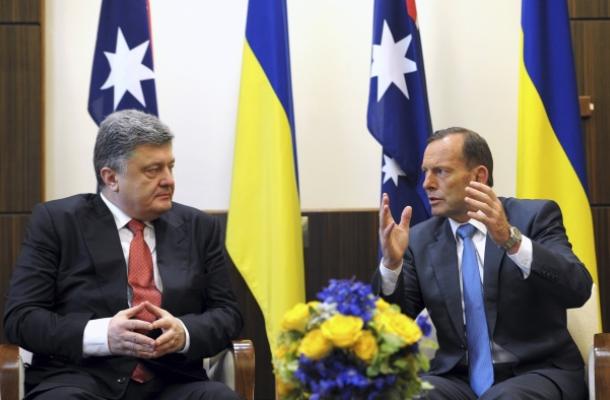 بوروشنكو يقوم بزيارة رسمية لأستراليا و يشيد بوقف "فعلي" لاطلاق النار في اوكرانيا 