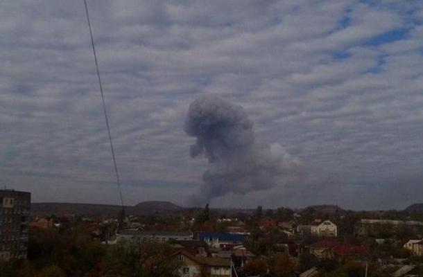 إنفجار قوي قرب مصنع للكيماويات يهز دونيتسك شرق أوكرانيا