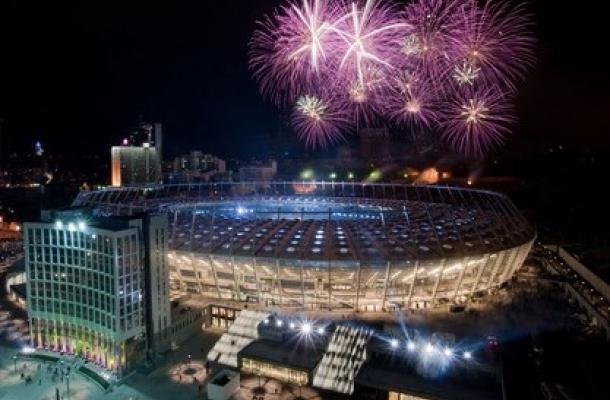 ملعب العاصمة كييف يستضيف نهائي كأس أوكرانيا استعدادا لدوره في يورو 2012