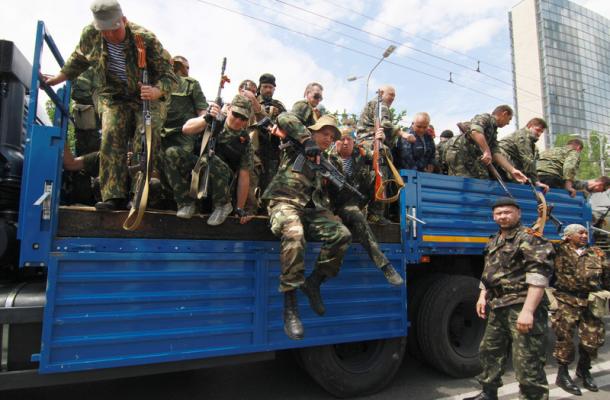 صورة تؤكد أوكرانيا أنها لرجال قاديروف في شرق البلاد