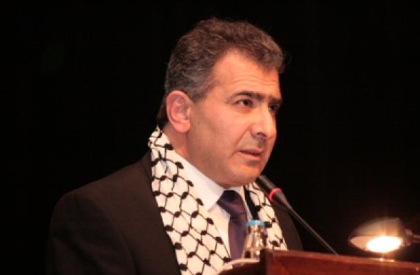 السفير الفلسطيني د. محمد الأسعد يلقي كلمته