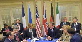 إجتماع على هامش قمة الناتو في ويلز