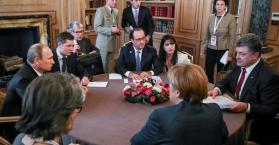 قمة رباعية في مينسك  لزعماء المانيا وفرنسا وأوكرانيا وروسيا لبحث الأزمة الأوكرانية
