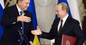 بوتن و الرئيس الأوكراني المخلوع يانوكوفتش