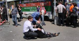 إصابة 27 شخصا جراء انفجارات بمدينة دنيبروبيتروفسك في أوكرانيا، بينهم 9 أطفال