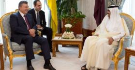 الرئيس يانوكوفيتش يبدأ زيارة رسمية إلى دولة قطر