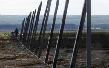 الأشغال الجارية لبناء قاعدة عسكرية روسية قرب الحدود الأوكرانية