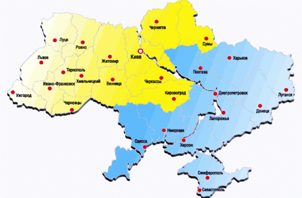 أوكرانيا لا تزال منقسمة إلى شرق وغرب في انتخاباتها