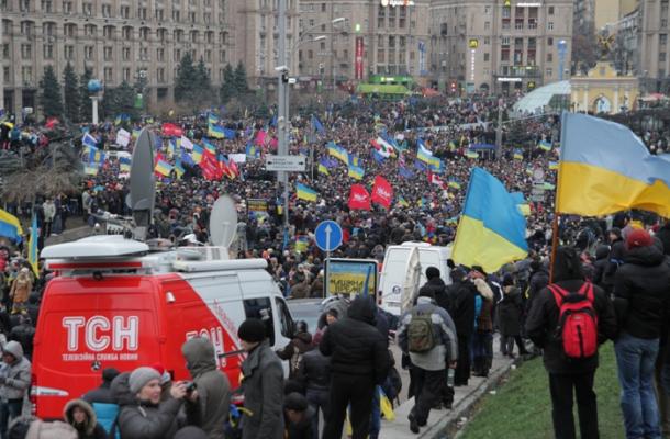 الإضراب سلاح المعارضة الأوكرانية لكسب المعركة السياسية